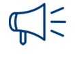 ícone representando um megafone