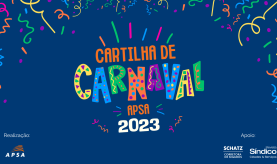 Imagem de divulgação da Cartilha de Carnaval Apsa 2023